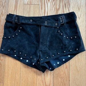 We The Free The Cool Kid Suede Micro shorts size 4